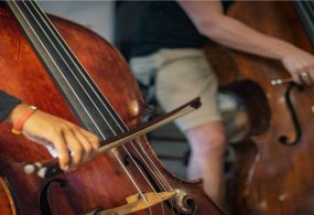Double bass at the Orford Music Academy