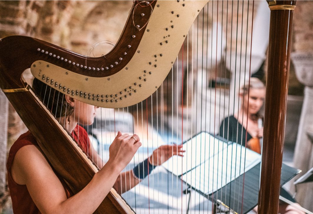 The harp at the Orford Music Academy