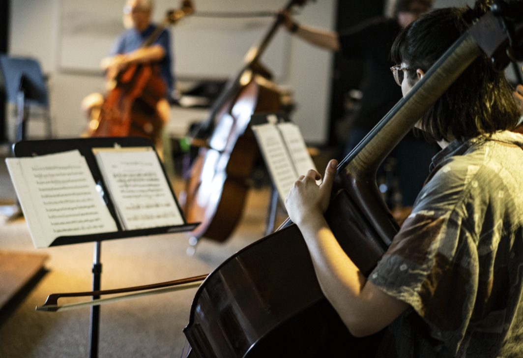 Double bass at the Orford Music Academy