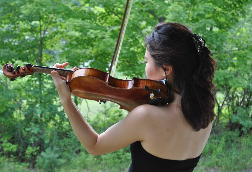 Violin master class at the Orford Music Academy