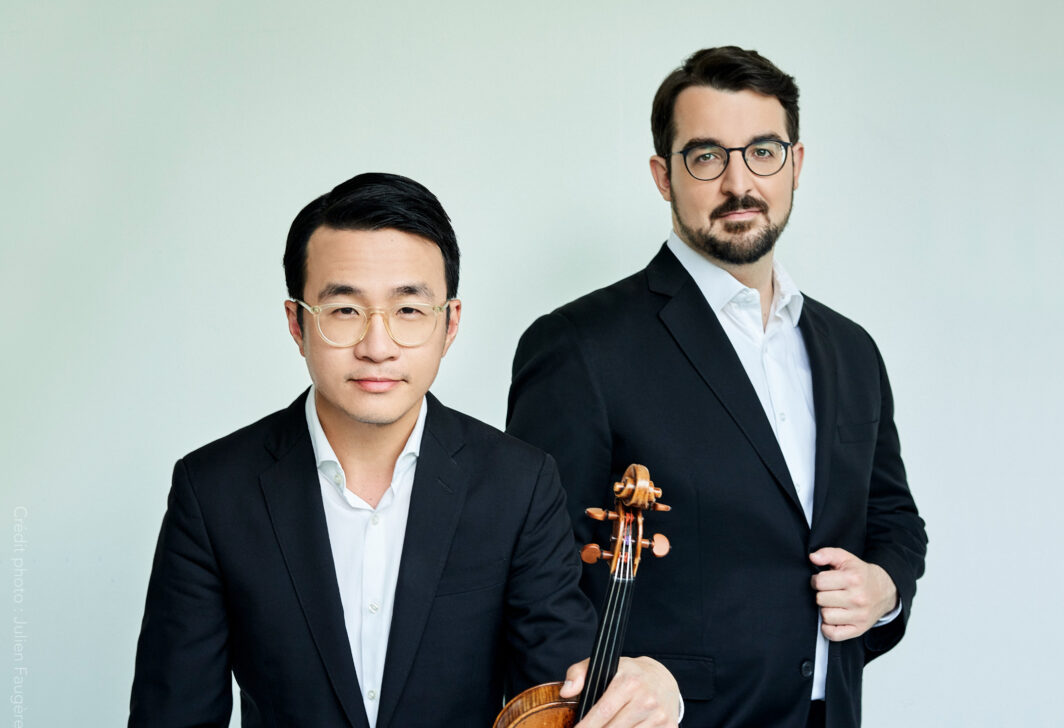 Charles Richard-Hamelin and Andrew Wan play Schumann on May 21 in Orford Music's concert hall.