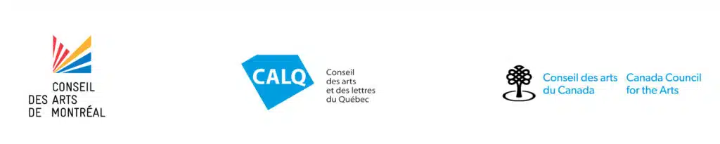 Logos des commanditaires du concert de collectif9
